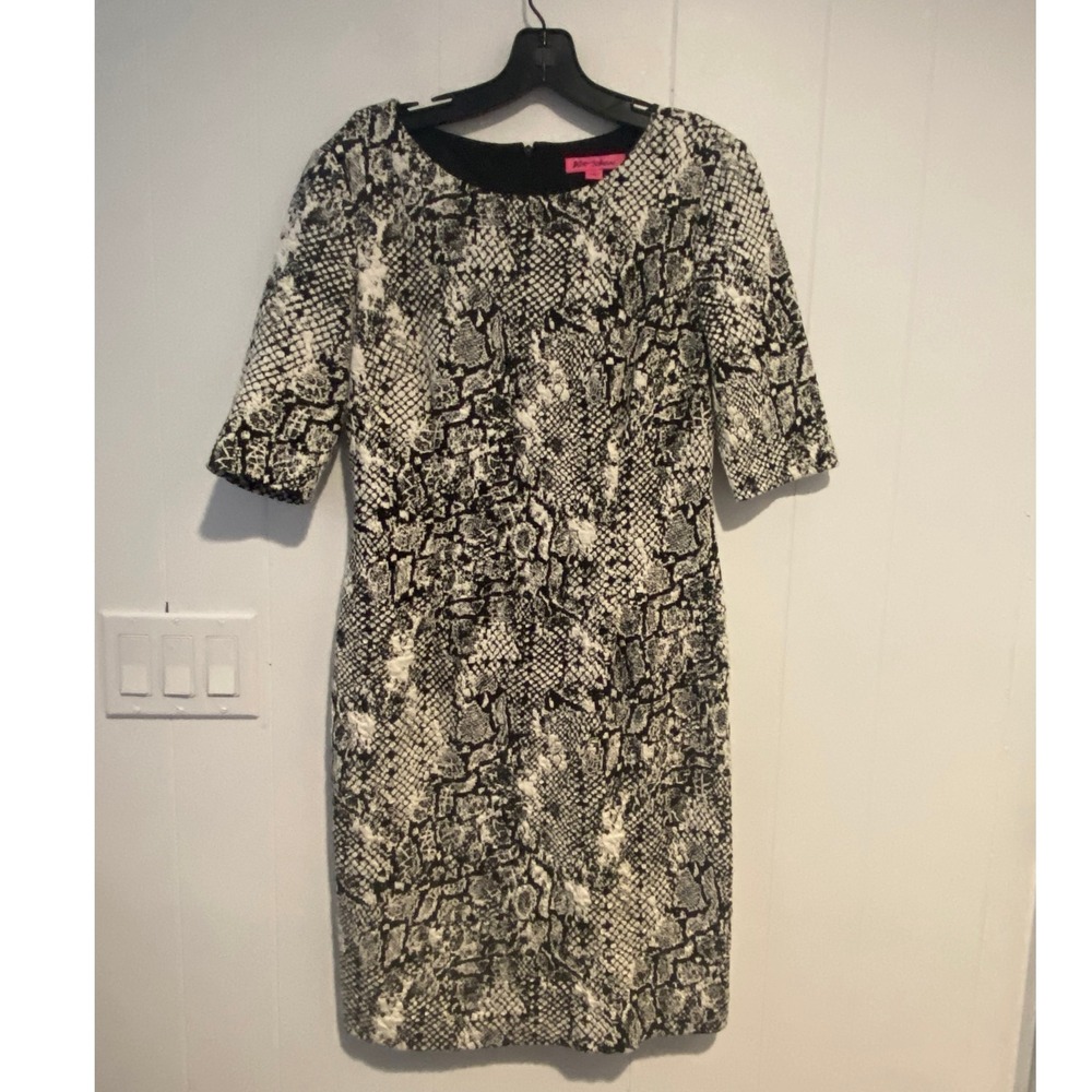 Betsey Johnson Snake Print Sheath‎ Dress
